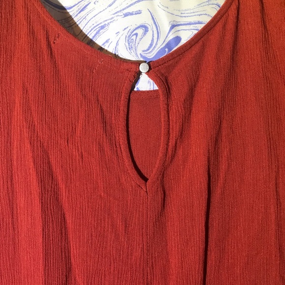 Burnt Orange Boho Top - Picture 3 of 7